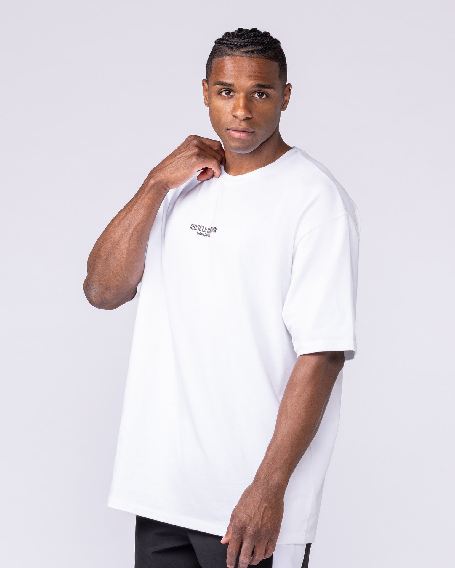 Worldwide Pump Cover - White-T-Shirts-XS-062401WHT-XS-MNAPPRL31713-3-Muscle Nation