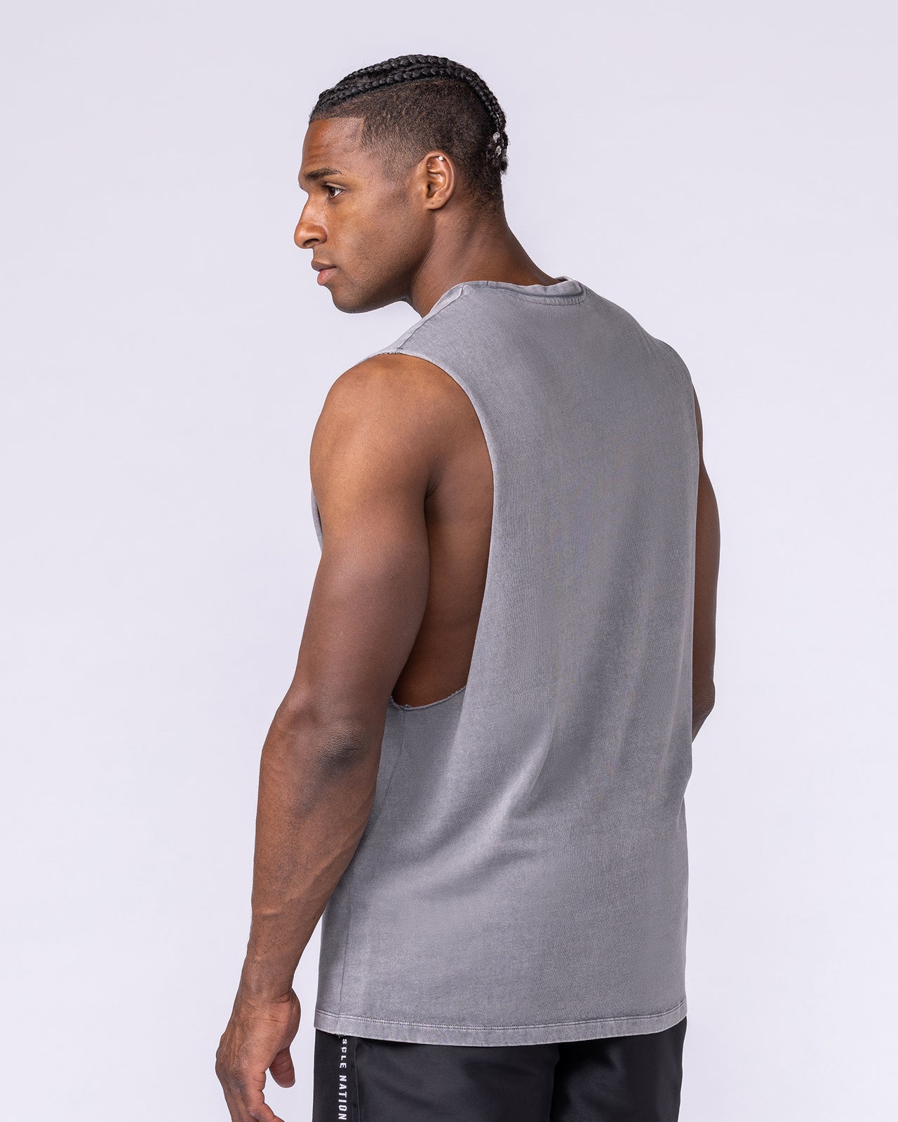 Vintage Training Drop Arm Tank - Washed Tornado-Singlets & Tanks-S-1125189WSHTORN-S-MNAPPRL47917-2-Muscle Nation
