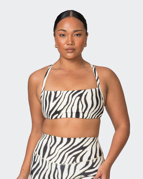 Paradise Bralette - Zebra Print