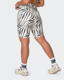 Ultra Everyday Referee Length Shorts - Zebra Print