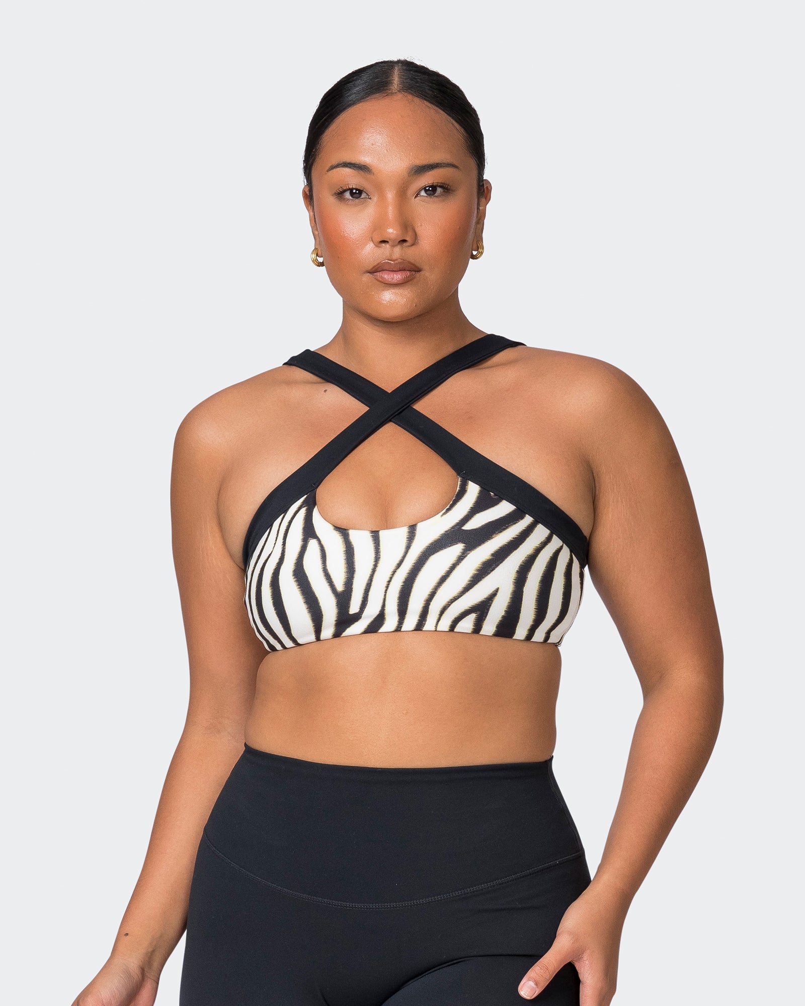 Luxe Bralette - Zebra Print