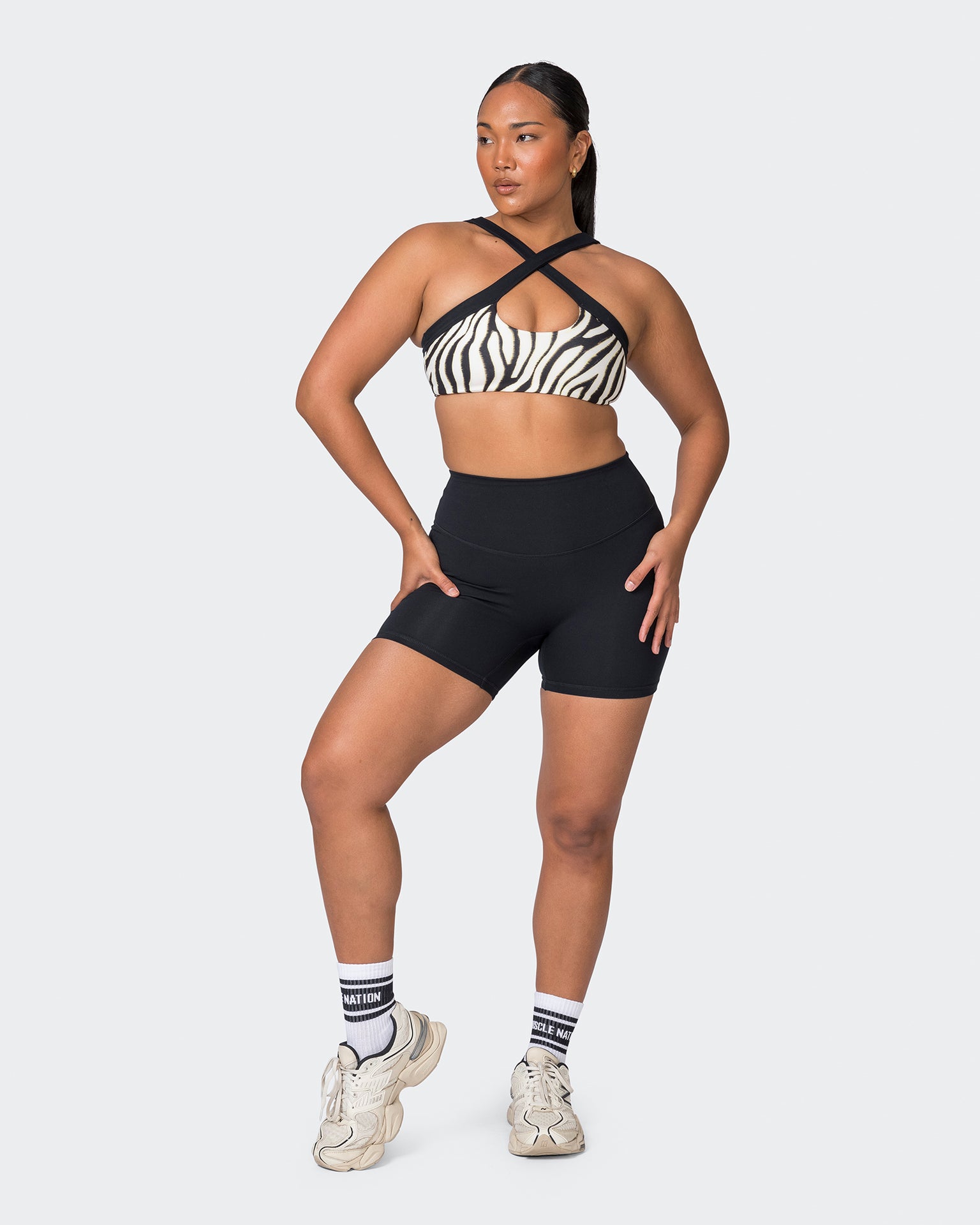 Luxe Bralette - Zebra Print-Bralettes-XS-052310SPCZEBPR-XS-MNAPPRL24728-8-Muscle Nation