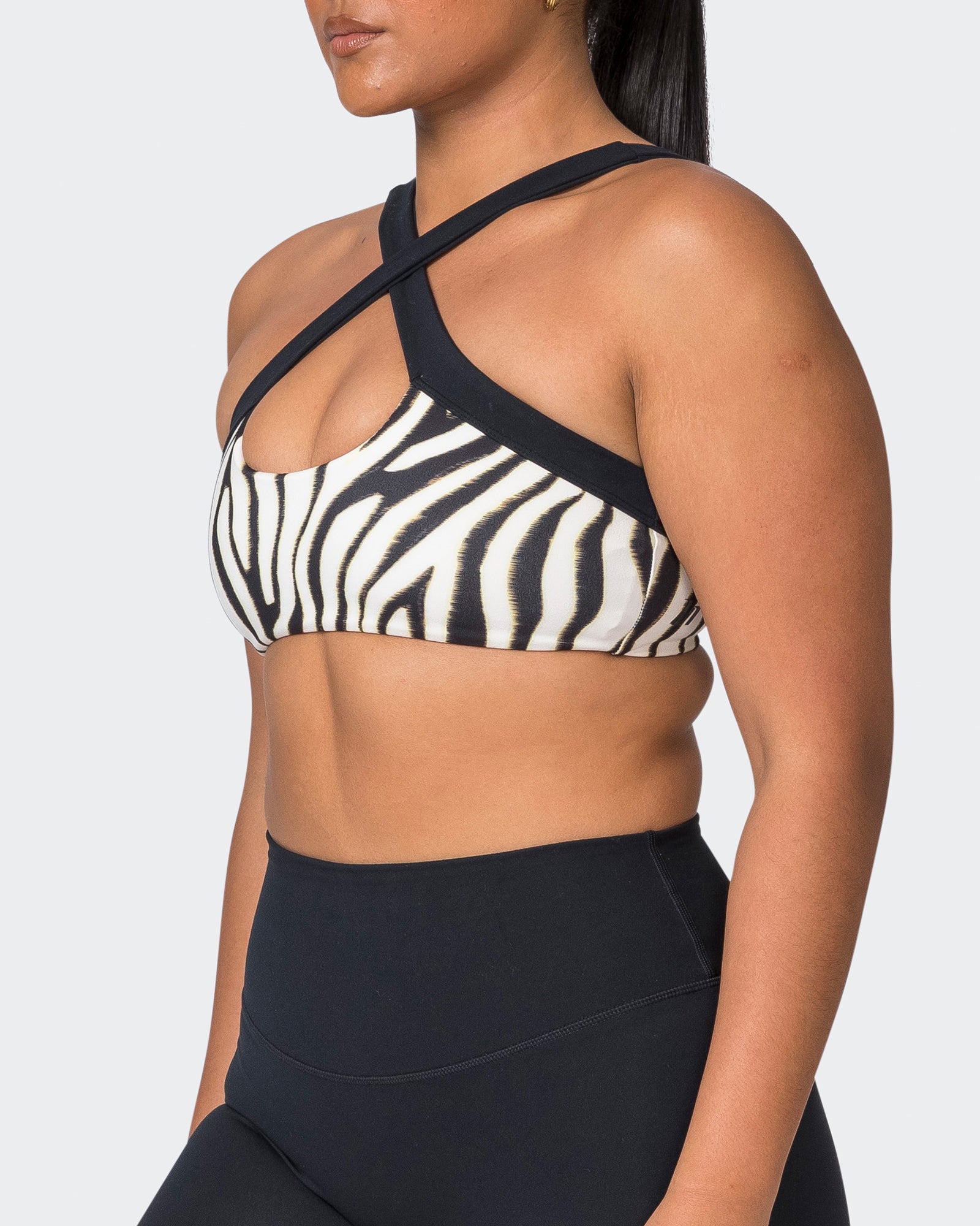 Luxe Bralette - Zebra Print