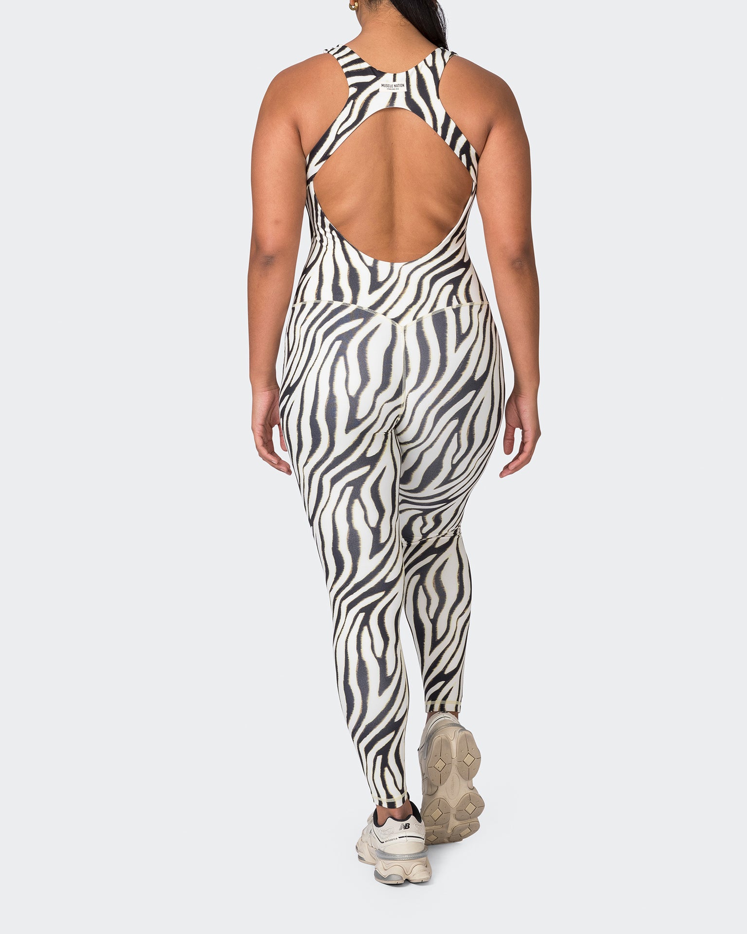 Snatched Everyday One Piece - Zebra Print-One Piece-XXS-052314SPCZEBPR-XXS-MNAPPRL24790-7-Muscle Nation