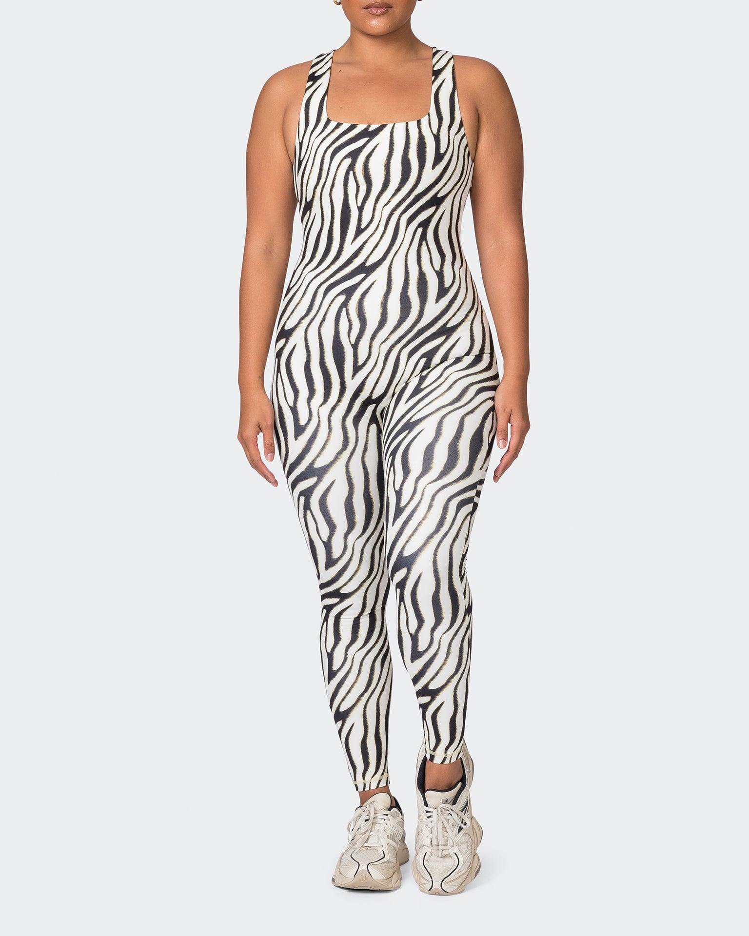 Snatched Everyday One Piece - Zebra Print-One Piece-XXS-052314SPCZEBPR-XXS-MNAPPRL24790-3-Muscle Nation