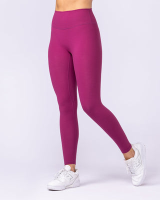 Zero Rise Everyday Ankle Length Leggings - Raspberry Quartz-Leggings-XXS-1125114RSPQ-XXS-MNAPPRL46831-2-Muscle Nation