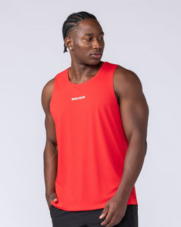 Aero Active Tank Poppy - Muscle Nation men's muscle tank