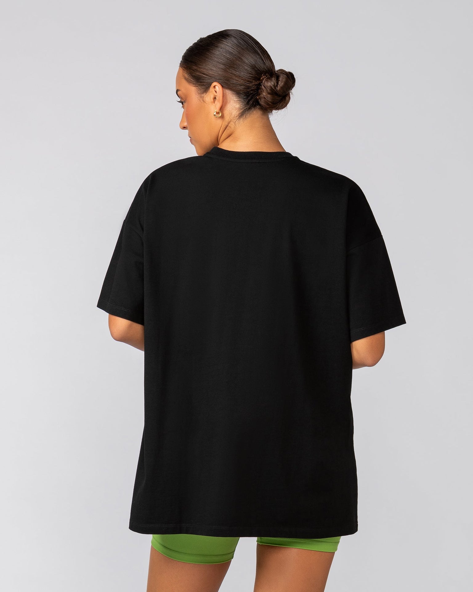 Athletics Oversized Tee - Black-T-Shirts-XXS-022539BLK-XXS-MNAPPRL40786-4-Muscle Nation
