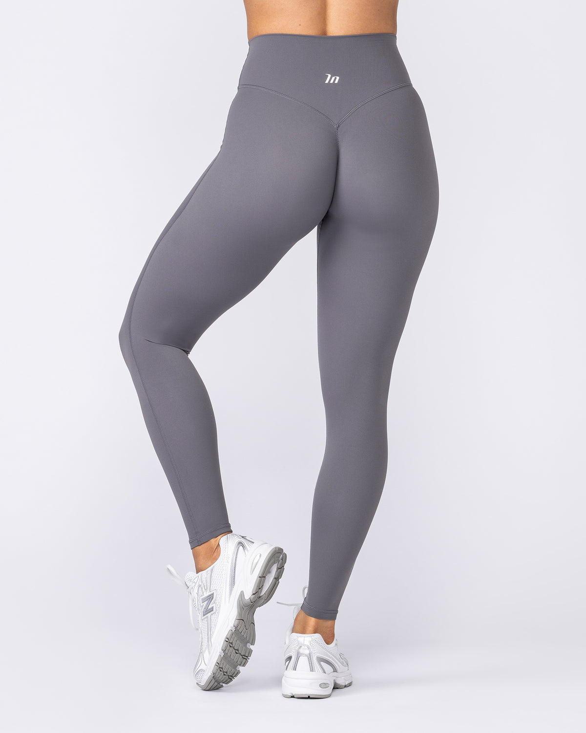 Aura Peachy Invisible Scrunch Ankle Leggings - Shadow Grey