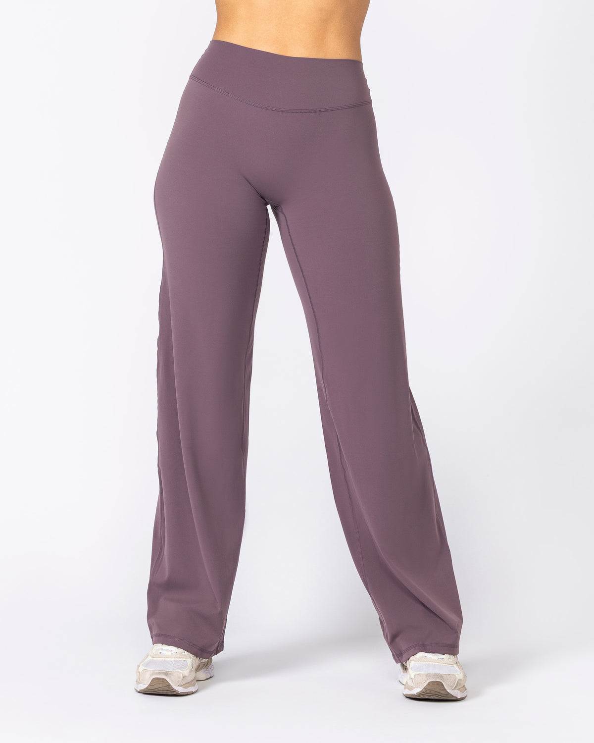 Aura Straight Leg Leggings Regular - Dark Thistle