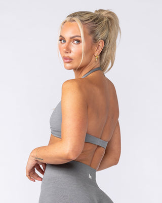 Bare Seamless Halter Bralette - Alloy Marl