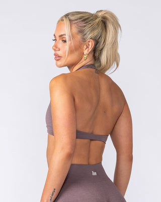 Bare Seamless Halter Bralette - Umber Marl
