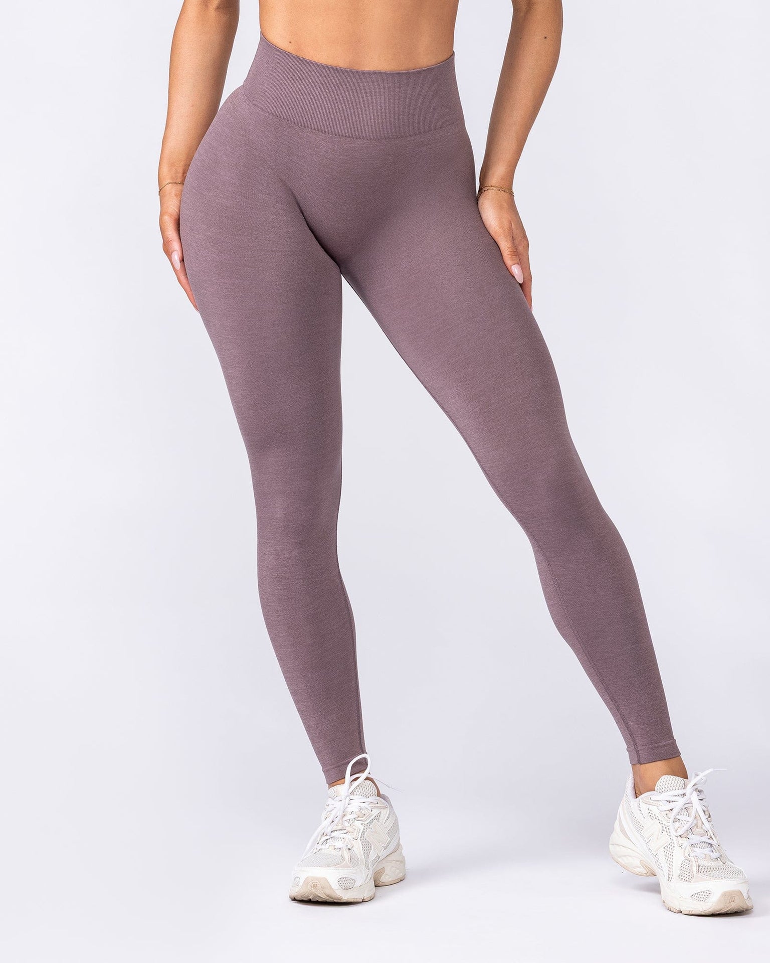 Bare Seamless Ankle Length Leggings - Umber Marl