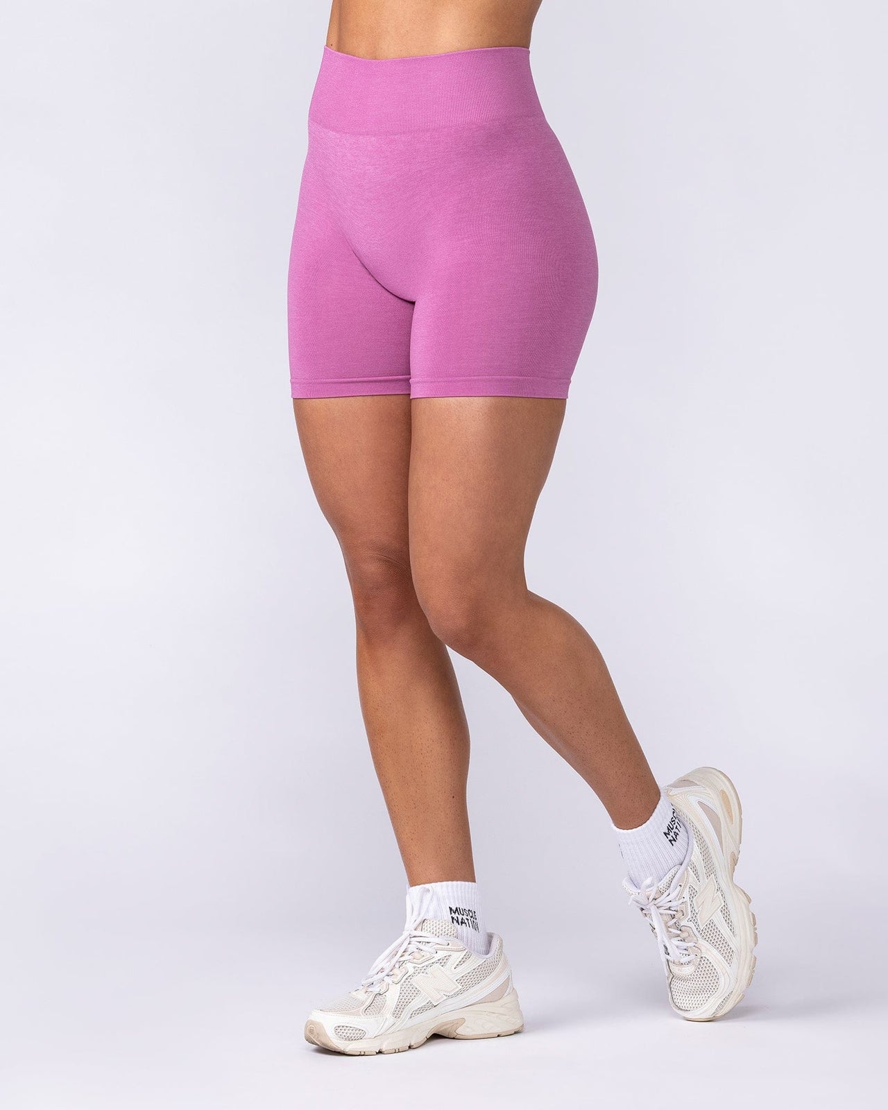 Bare Seamless Bike Shorts - Cactus Flower Marl