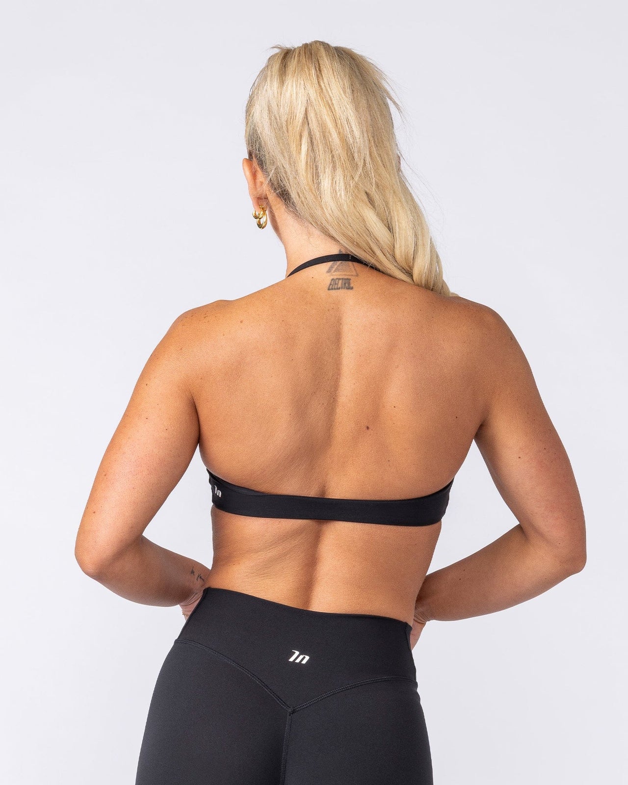 Base Halter Bralette - Black