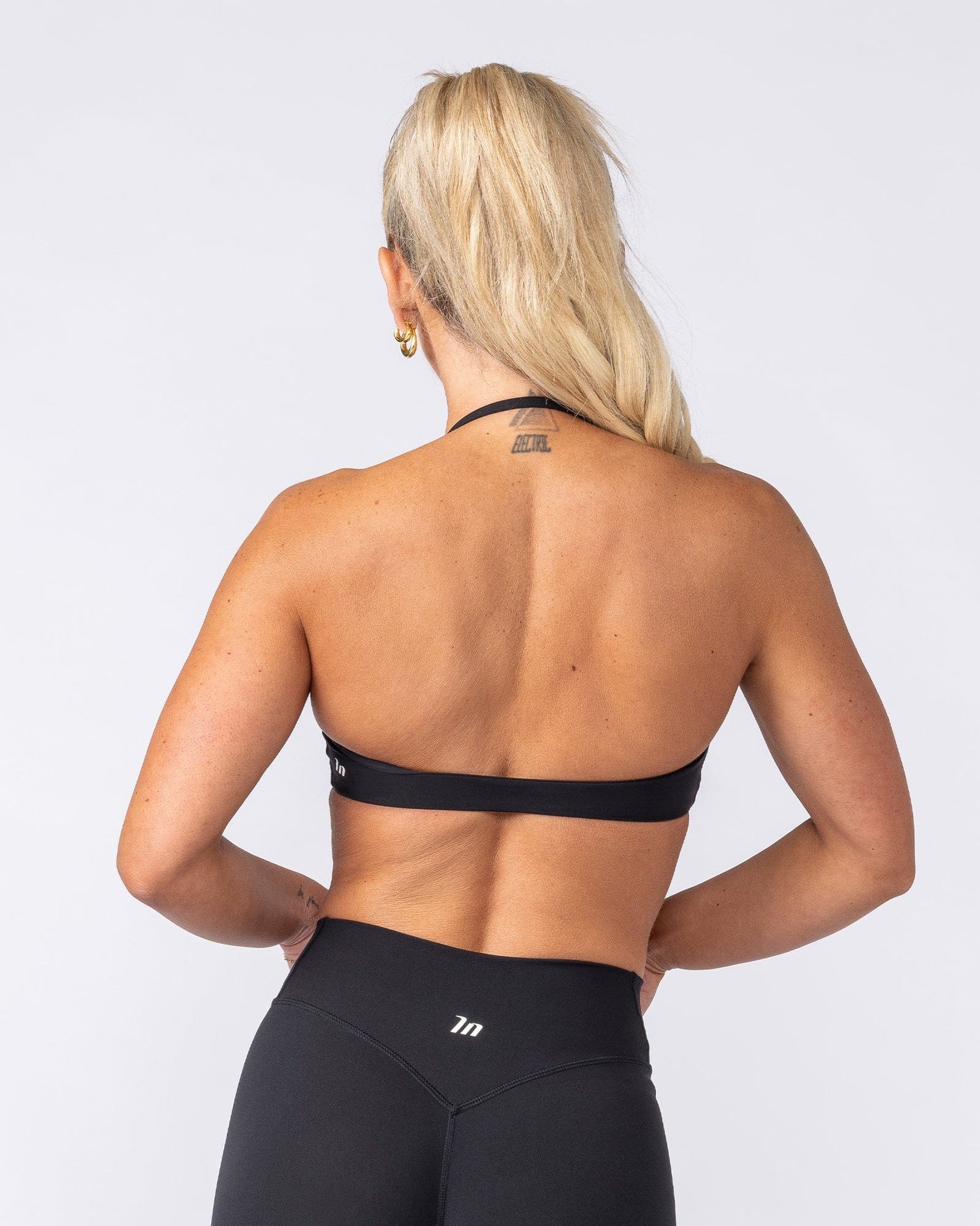 Base Halter Bralette - Black