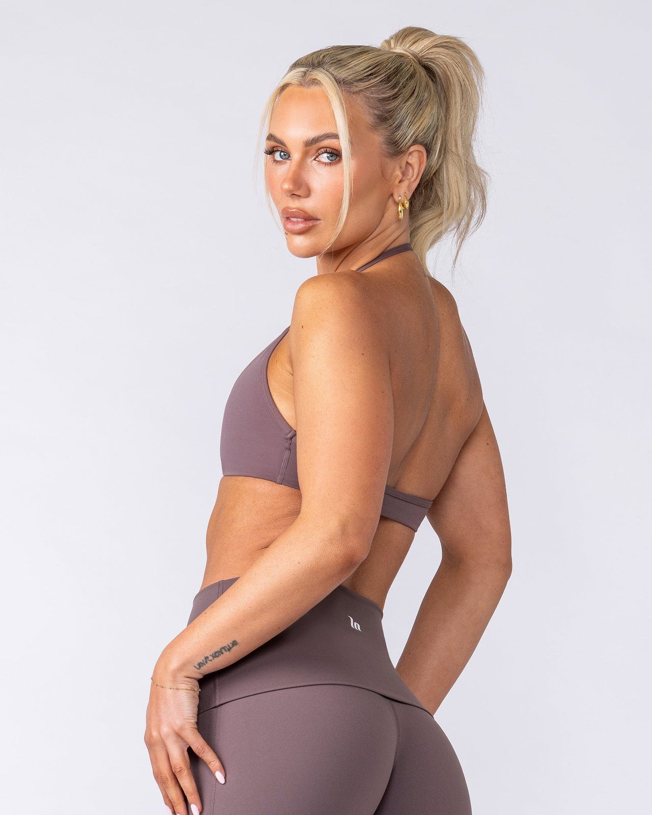 Base Halter Bralette - Umber