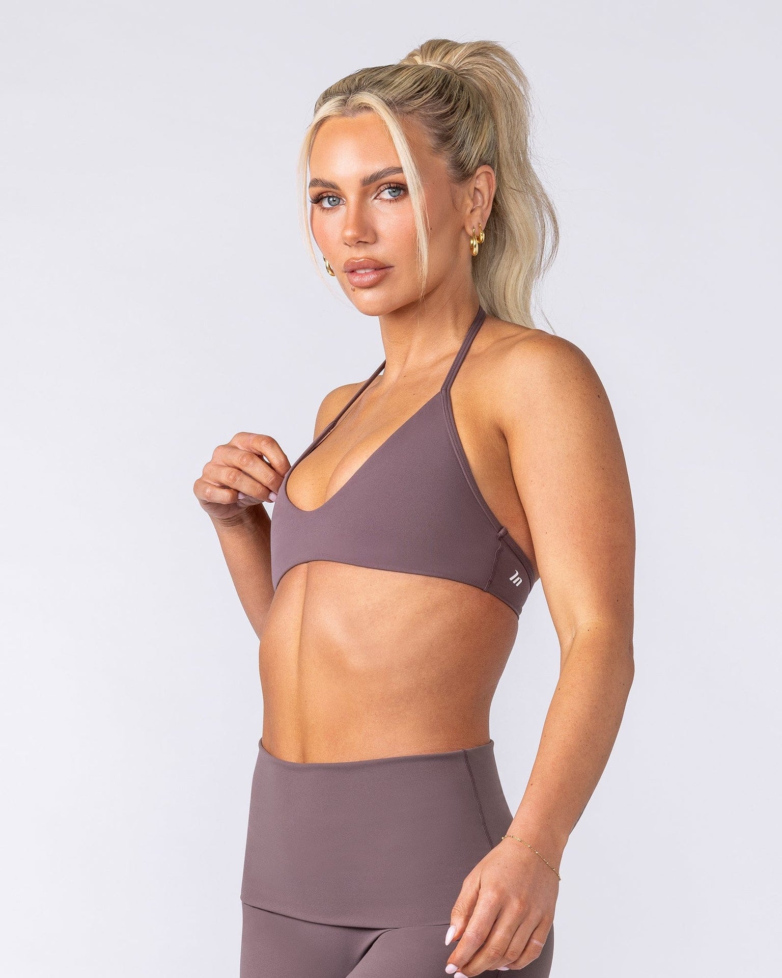 Base Halter Bralette - Umber
