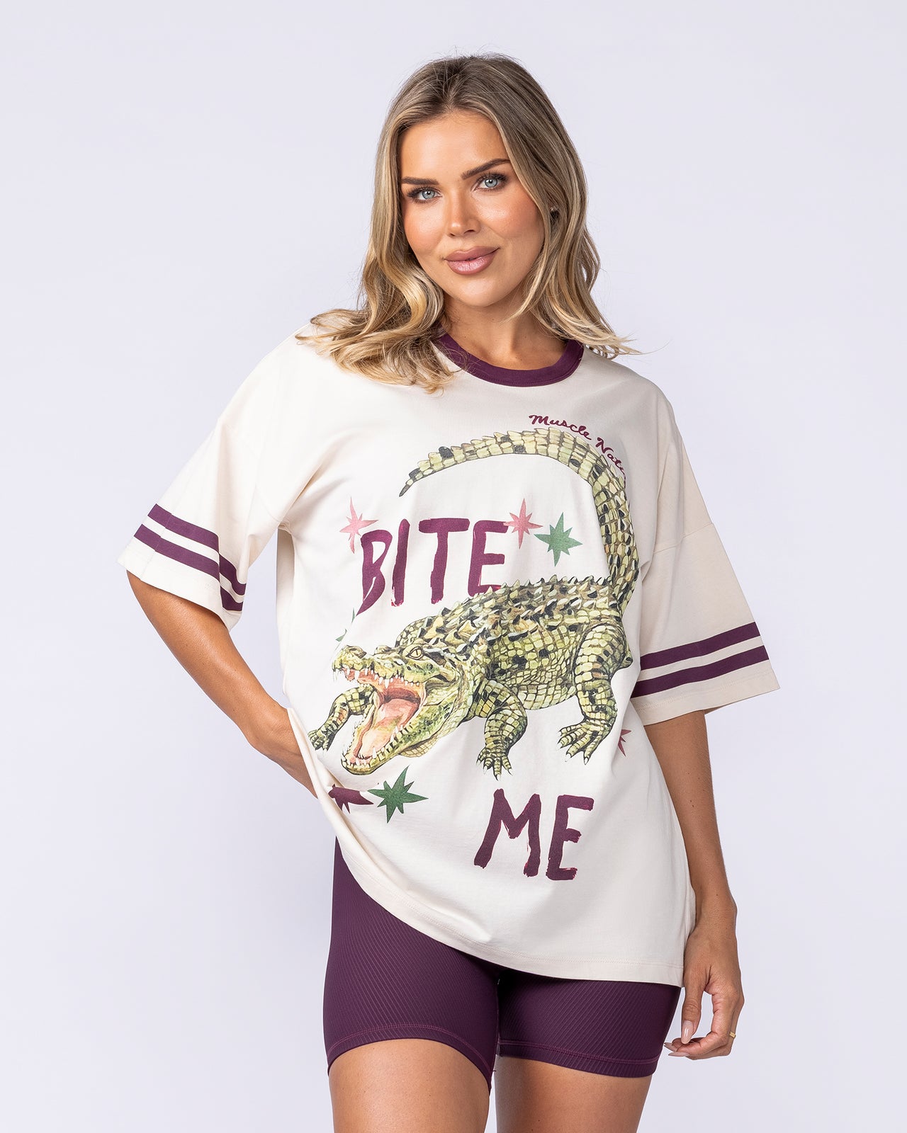 Bite Me Oversized Tee - Dew