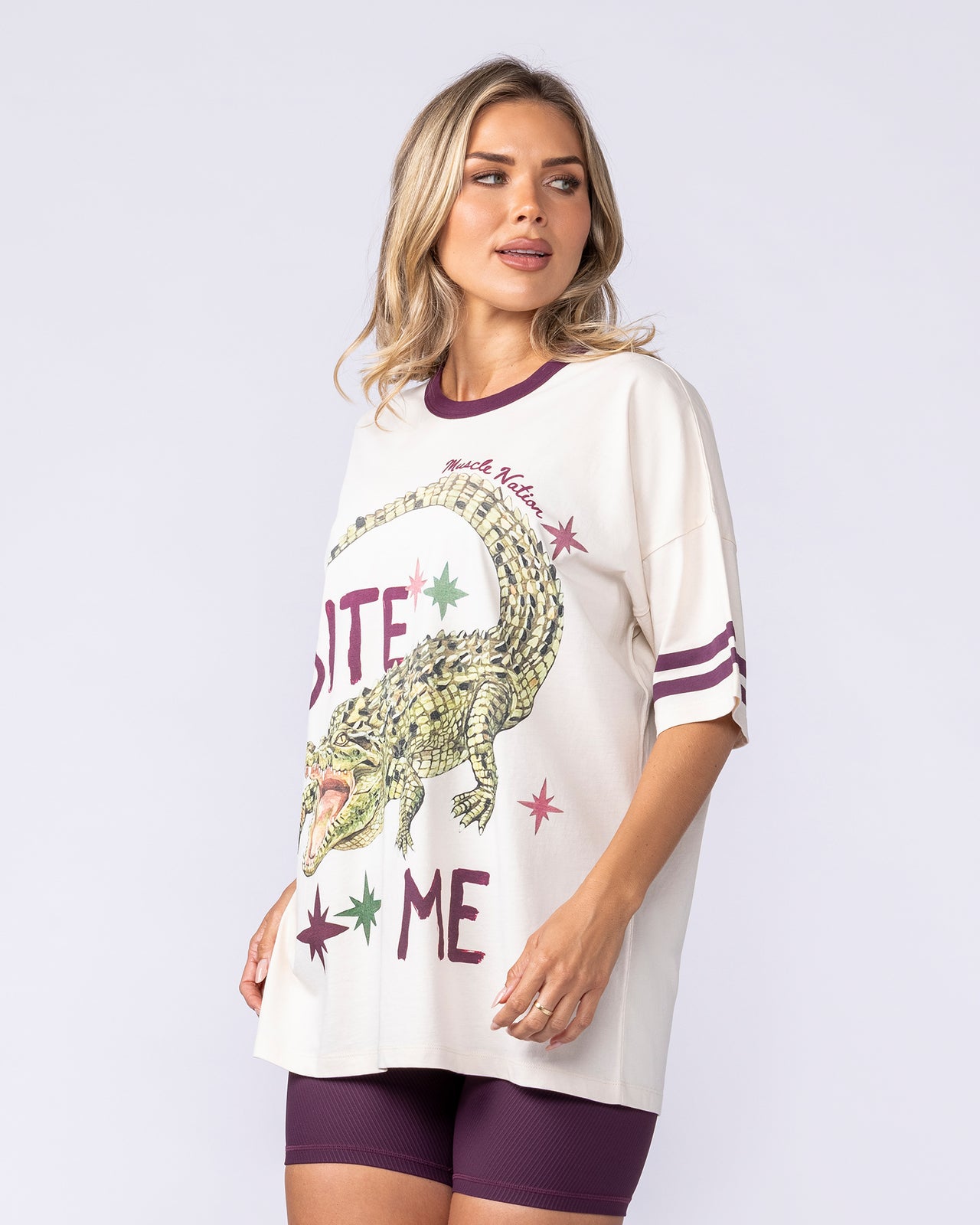 Bite Me Oversized Tee - Dew