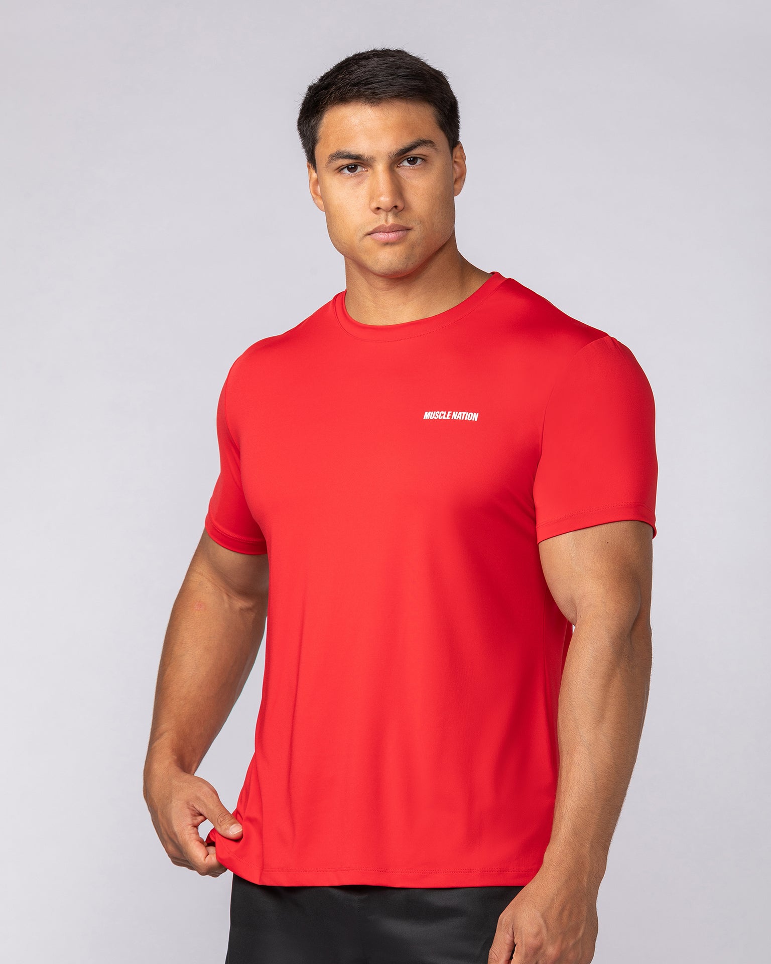 Climaflex Active Tee - Red-T-Shirts-XS-032545RED-XS-MNAPPRL43387-1-Muscle Nation