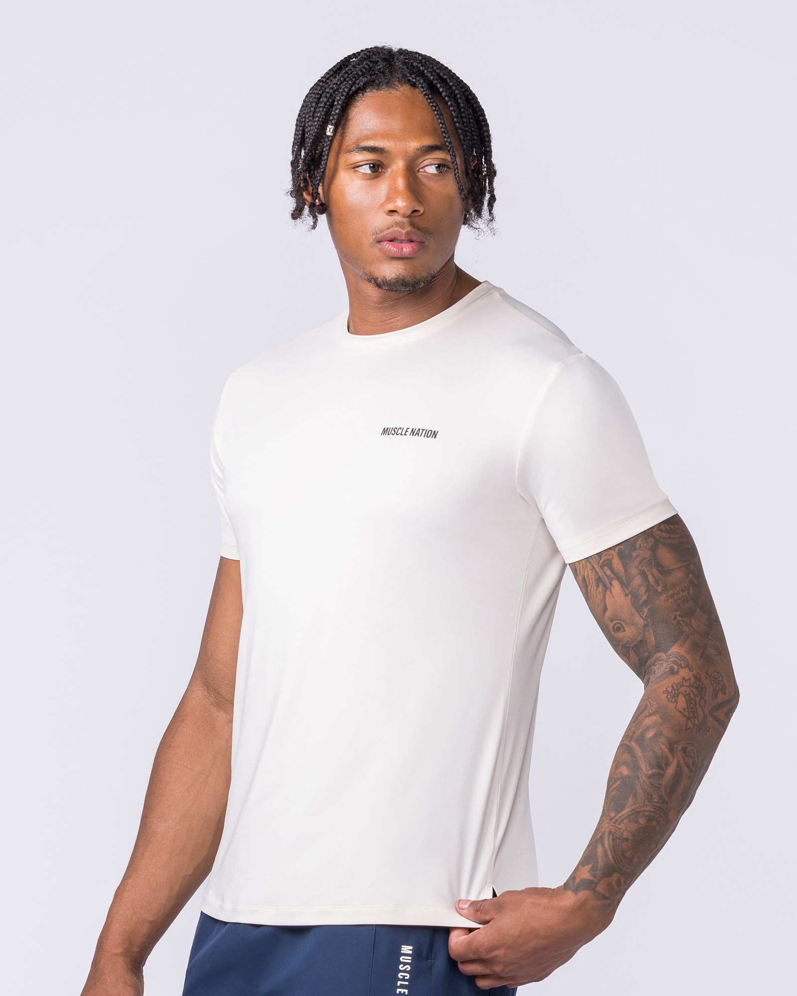 Climaflex Active Tee - Travertine-Tops-XS-022618TRAV-XS-MNAPPRL48800-3-Muscle Nation