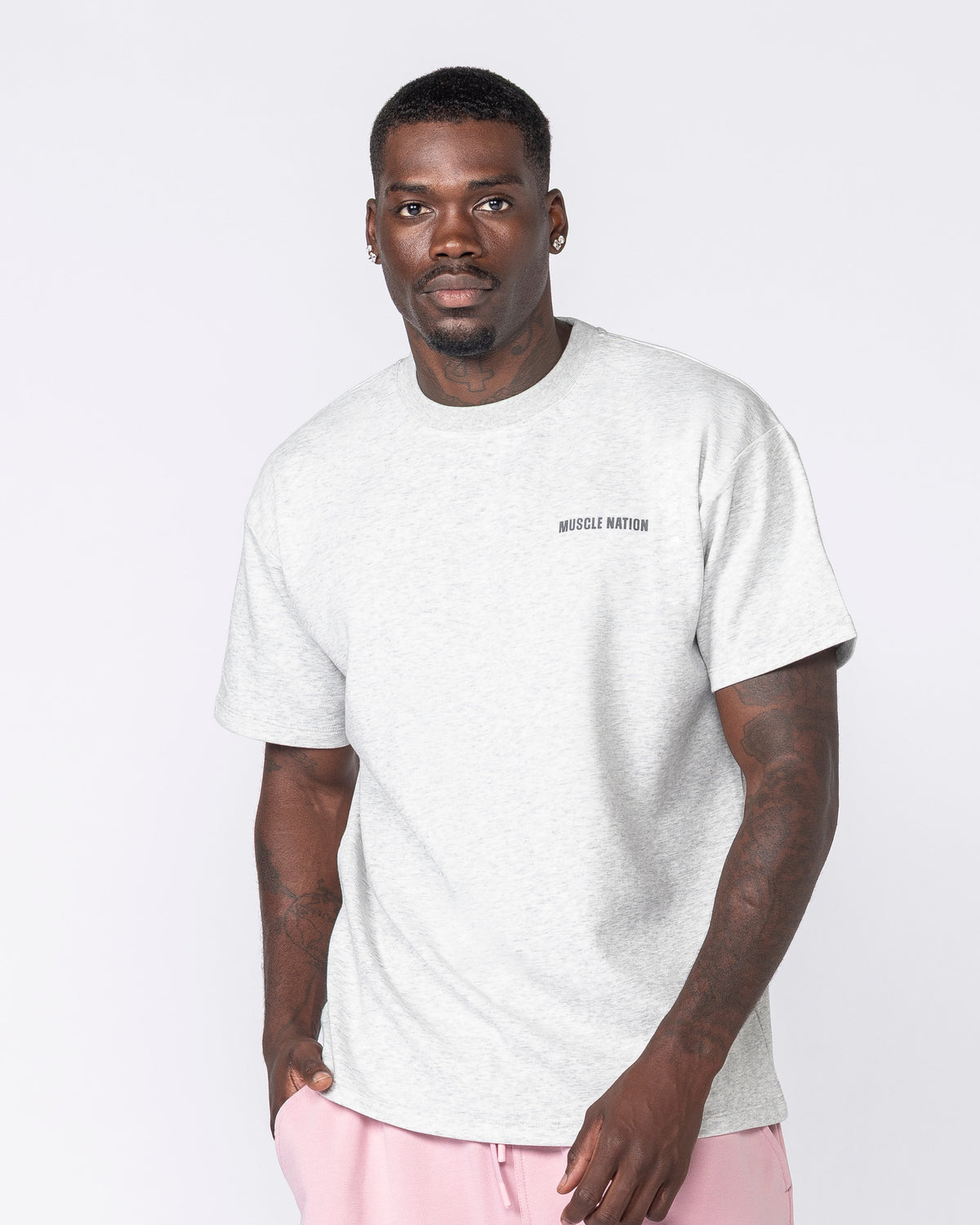 Daily Regular Fit Tee - Grey Marl