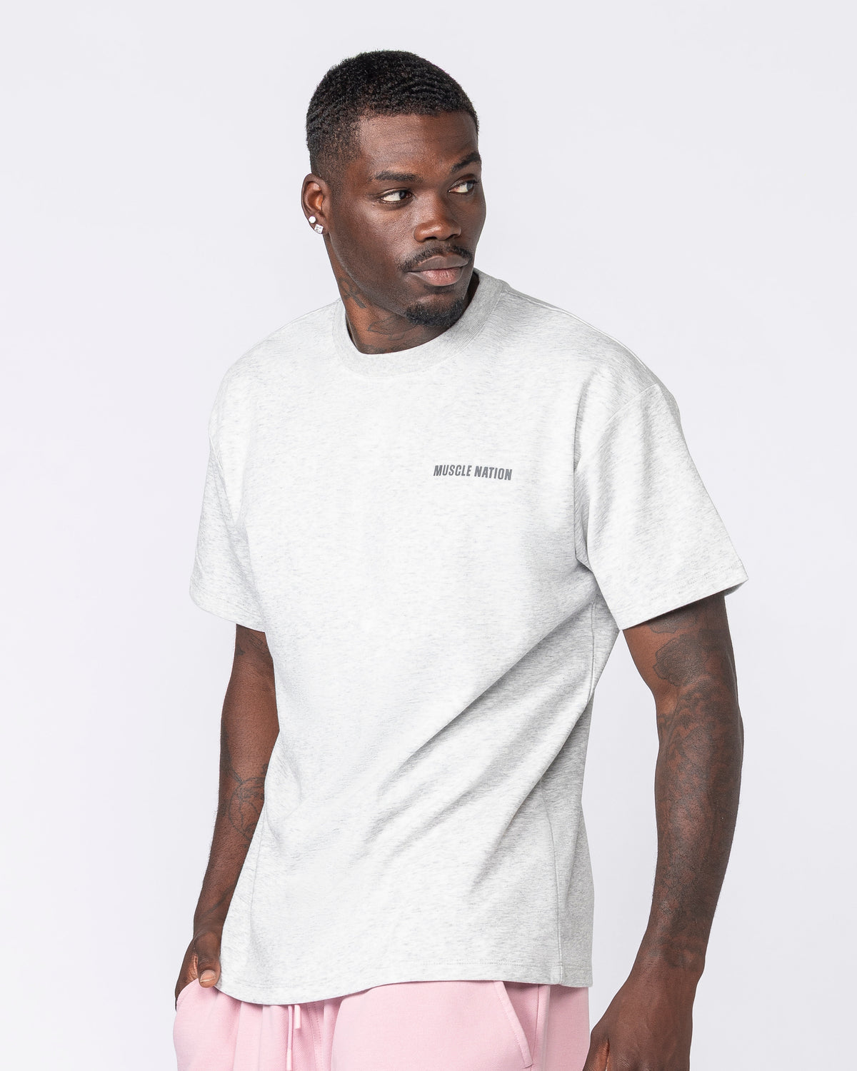 Daily Regular Fit Tee - Grey Marl