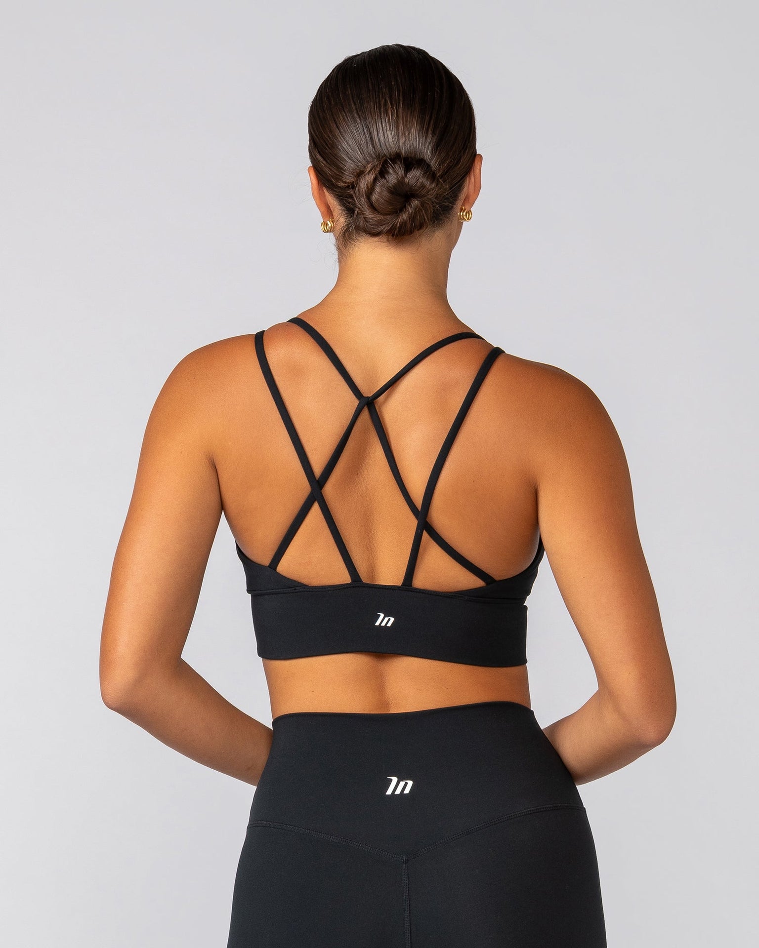 Dash Longline Bra - Black-Sports Bras-XXS-022521BLK-XXS-MNAPPRL41109-4-Muscle Nation