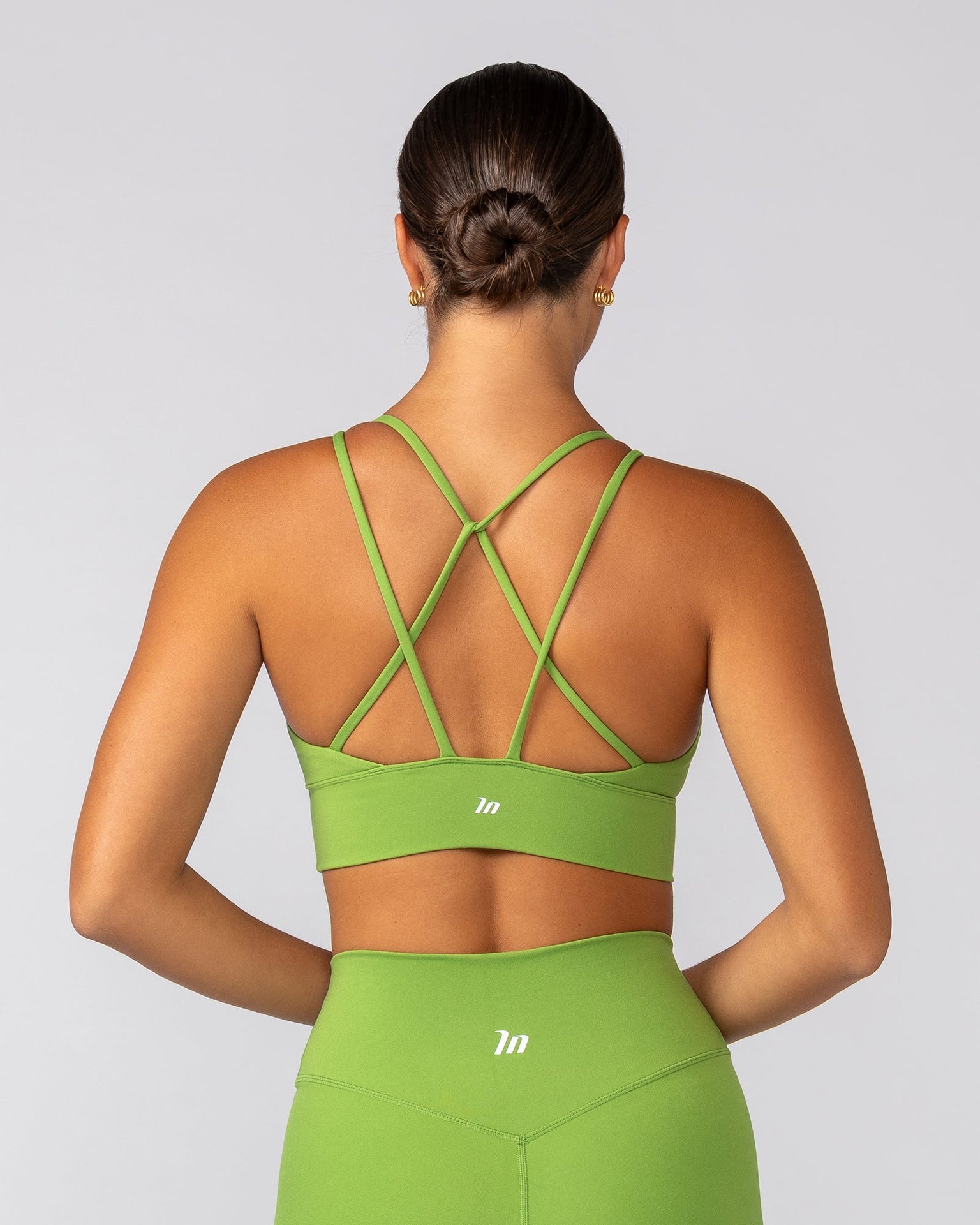 Dash Longline Bra - Kiwifruit-Sports Bras-XXS-022521KWF-XXS-MNAPPRL41091-5-Muscle Nation