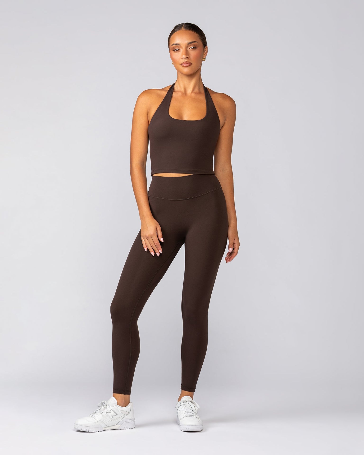 Define Bra Tank - Cocoa-Singlets & Tanks-XXS-042532COCOA-XXS-MNAPPRL42350-5-Muscle Nation