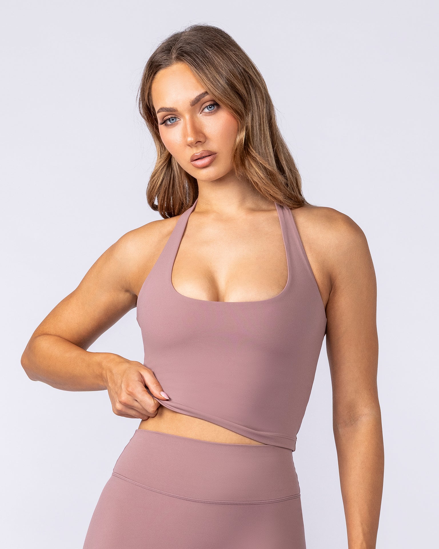 Define Bra Tank - Mocha Berry