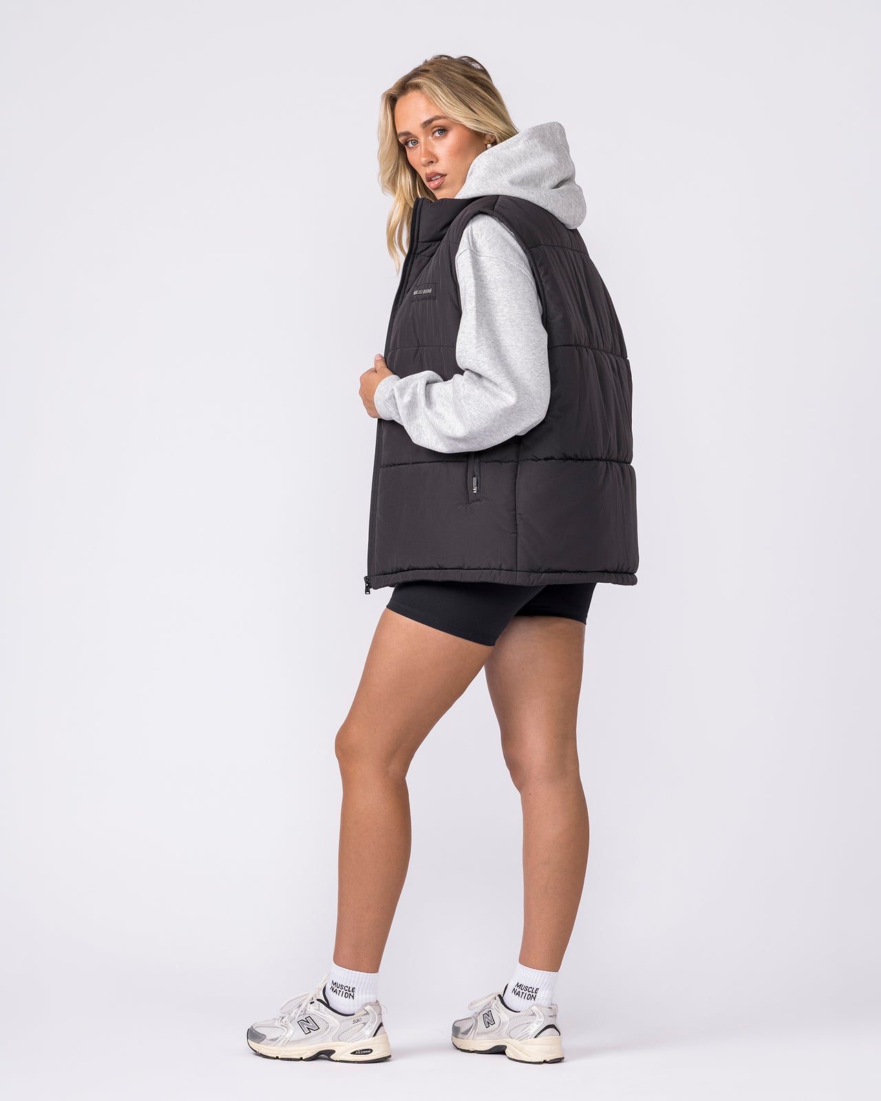 Essential Puffer Vest - Black-Jackets-XS-042636BLK-XS-MNAPPRL50397-8-Muscle Nation