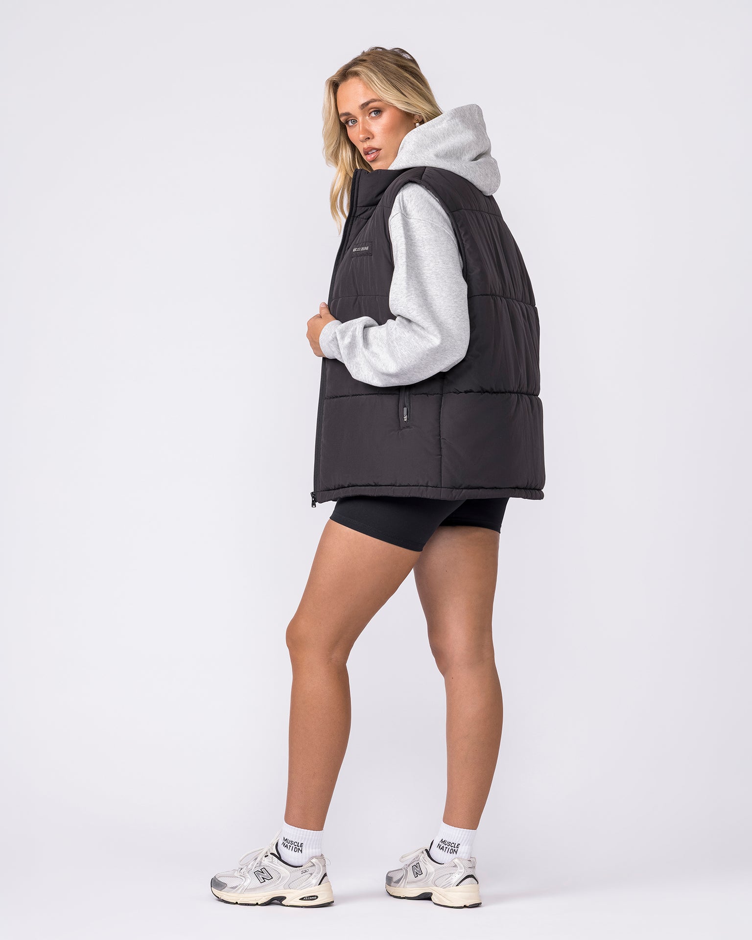 Essential Puffer Vest - Black-Jackets-XS-042636BLK-XS-MNAPPRL50397-8-Muscle Nation