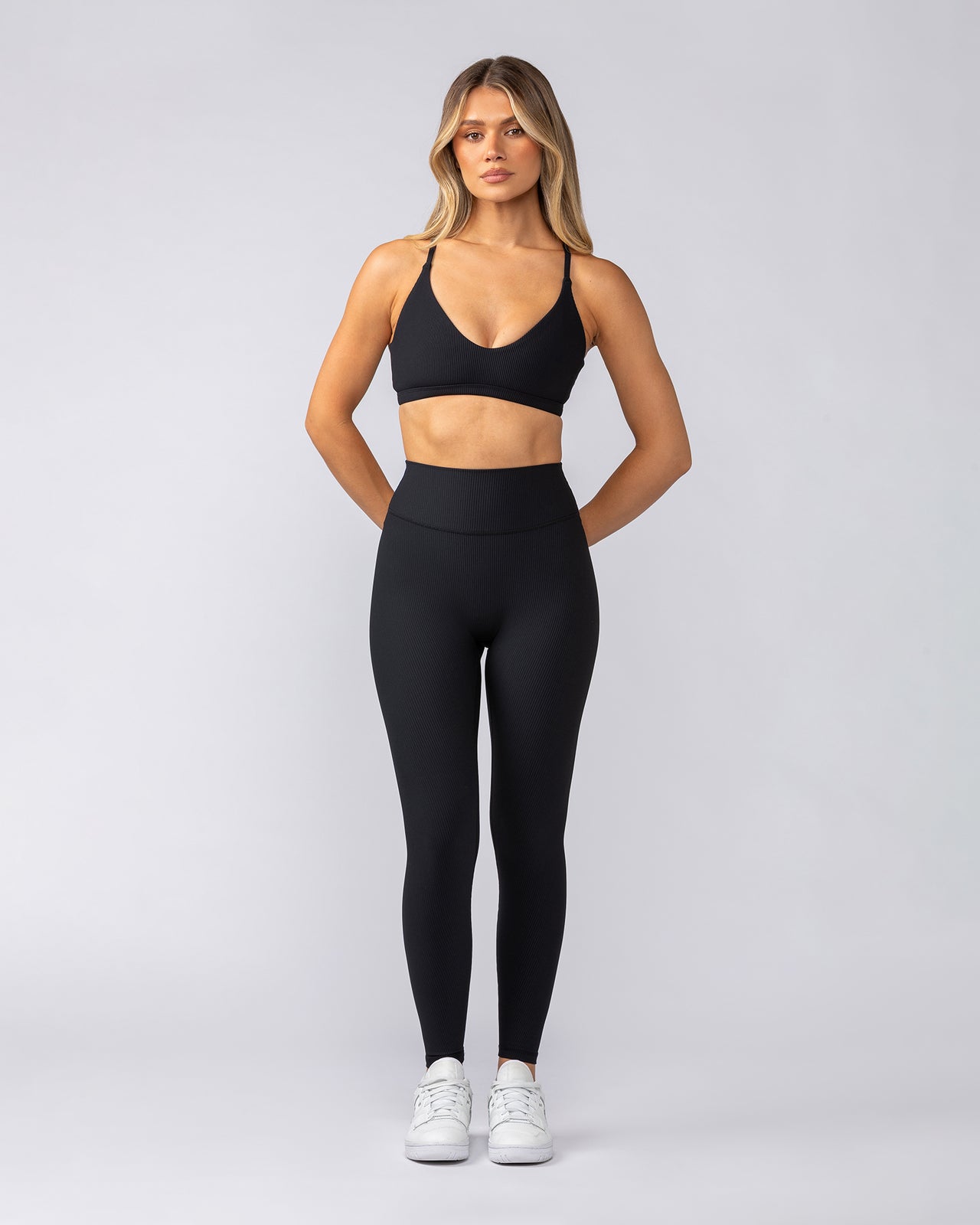 Fantasy Rib Bralette - Black-Bralettes-XXS-052502BLK-XXS-MNAPPRL42566-6-Muscle Nation