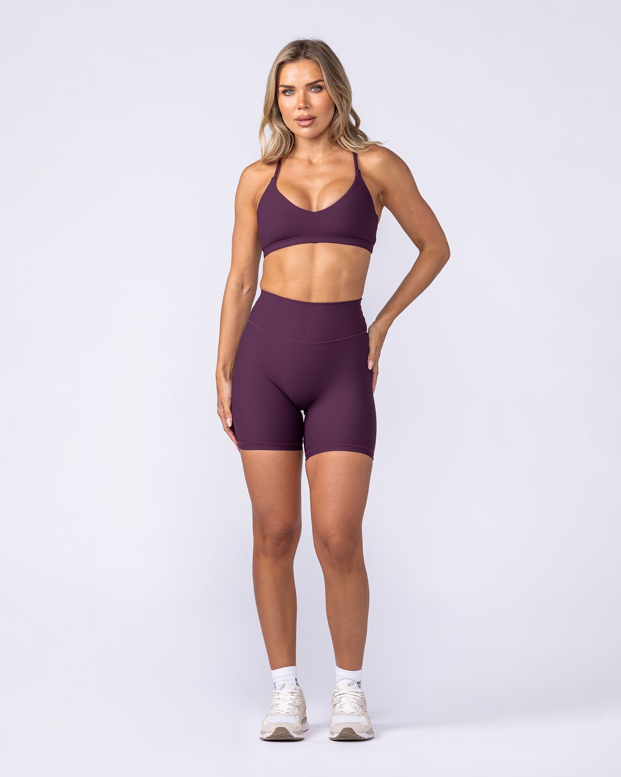 Fantasy Rib Bralette - Cranberry