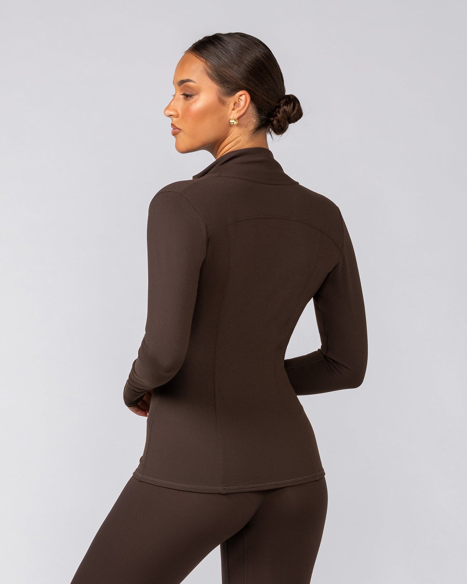 Favourite Zip Through - Cocoa-Jackets-XXS-042540COCOA-XXS-MNAPPRL42395-7-Muscle Nation