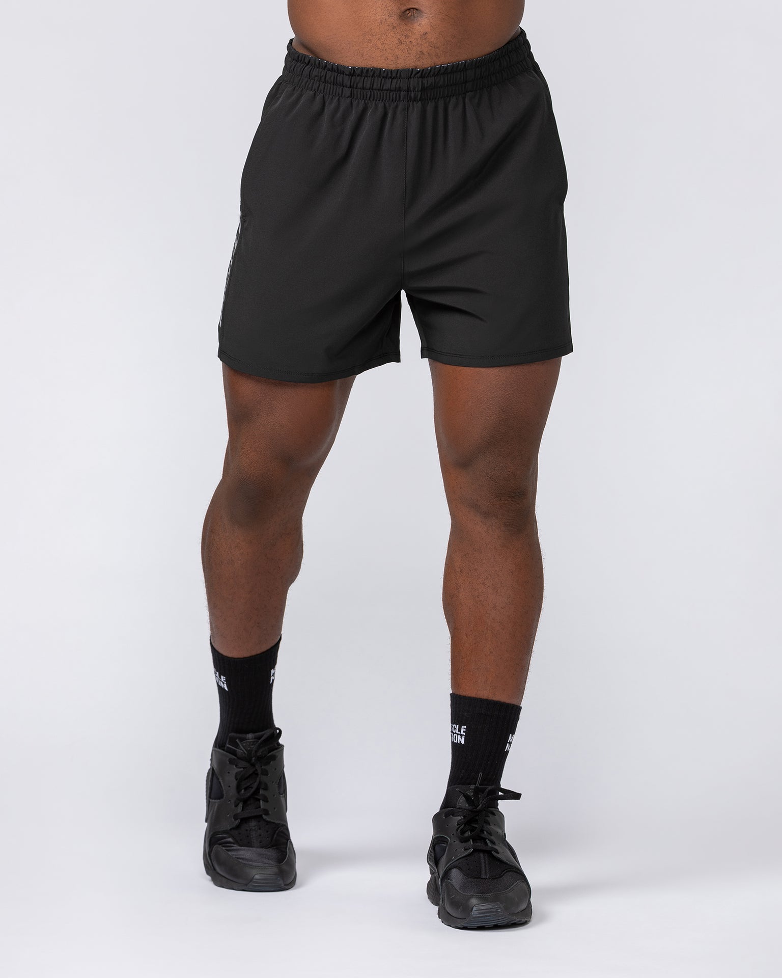 Function 4" Shorts - Black-Shorts-S-042222BLK-S-MNAPPRL14879-2-Muscle Nation