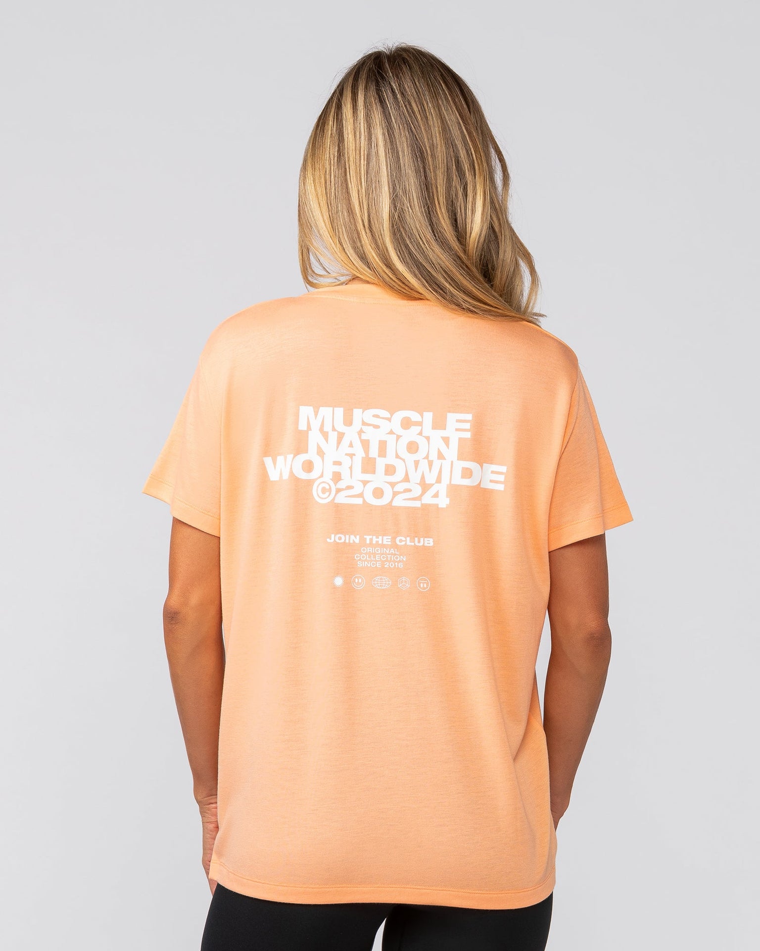 Global Training Tee - Melon-T-Shirts-XXS-022534MEL-XXS-MNAPPRL40873-5-Muscle Nation