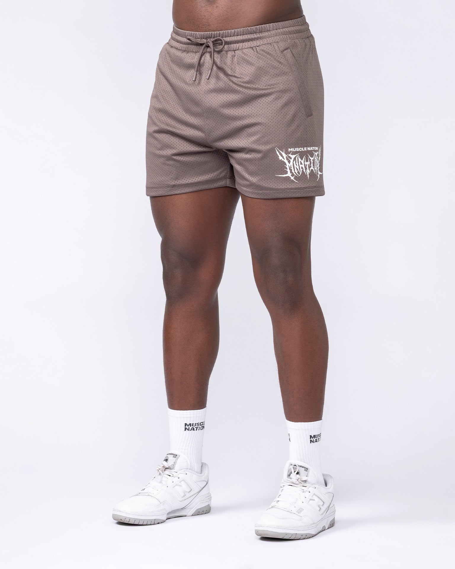 Gothic Lay Up 3.5" Shorts - Dark Taupe