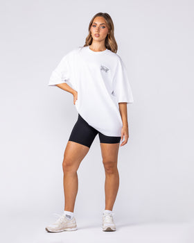 Gothic Oversized Tee - White