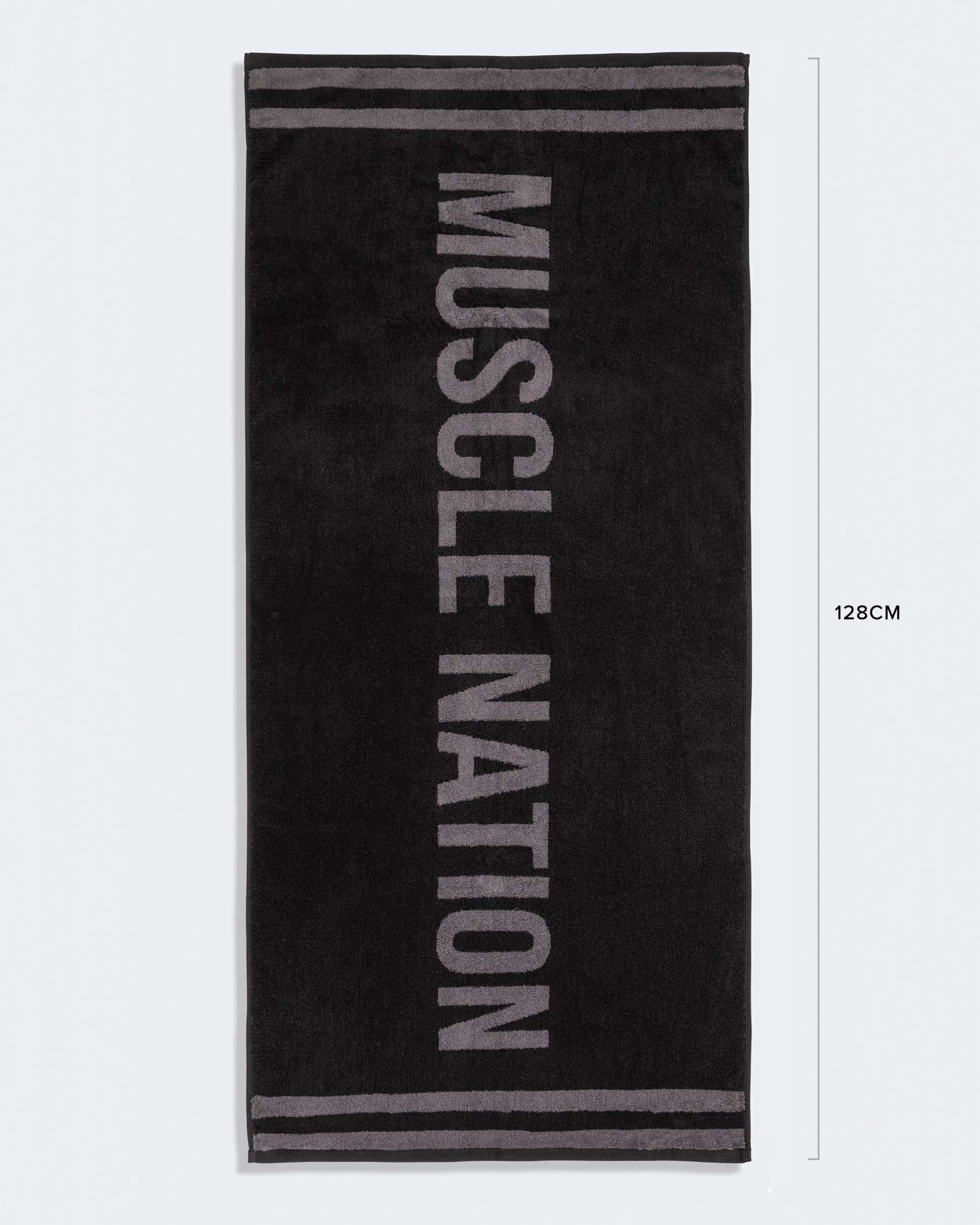 Gym Towel - Black / Tornado-Accessories-ACC1125195BLKTRNDO-MNAPPRL47959-1-Muscle Nation