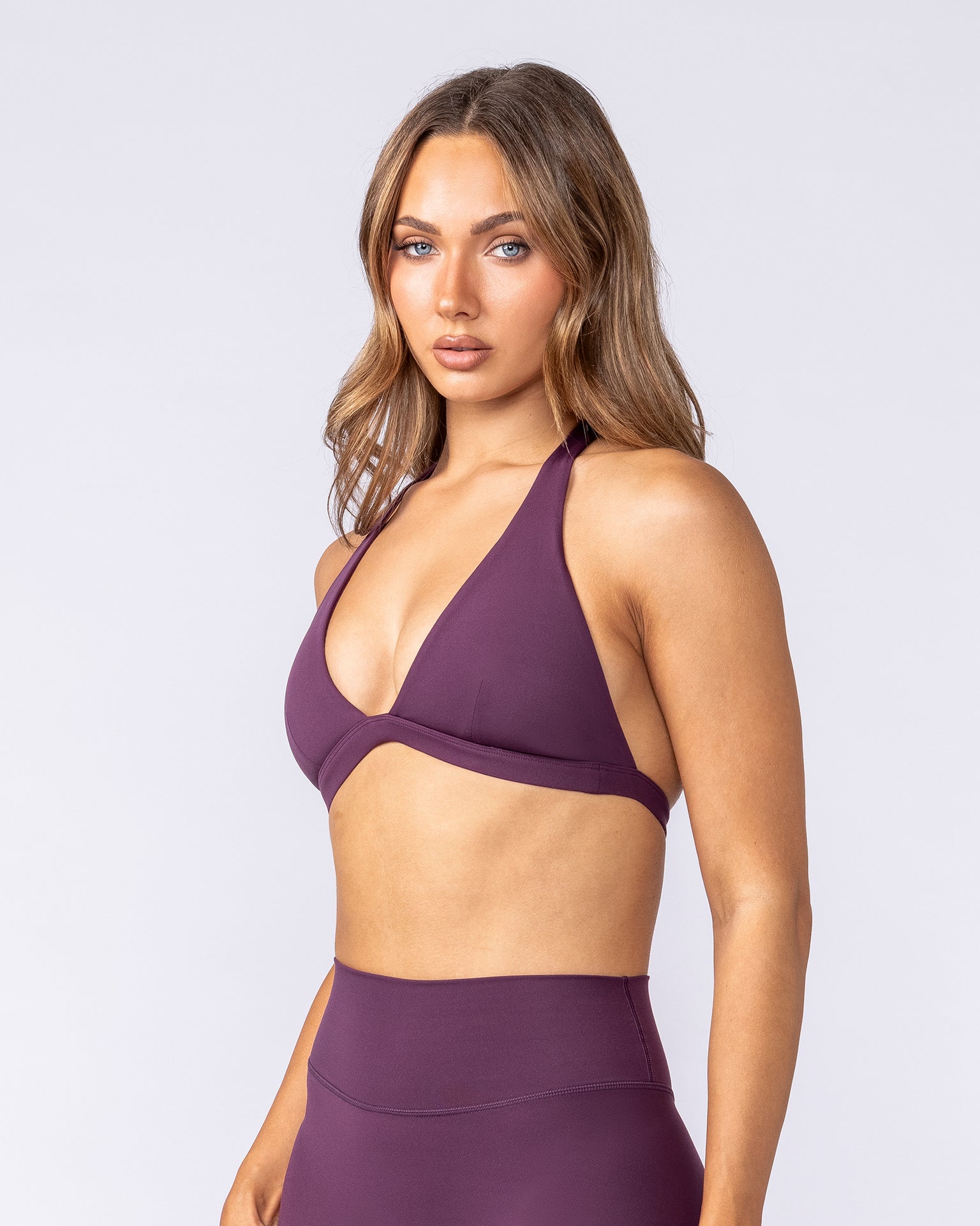 Halter Bralette - Cranberry
