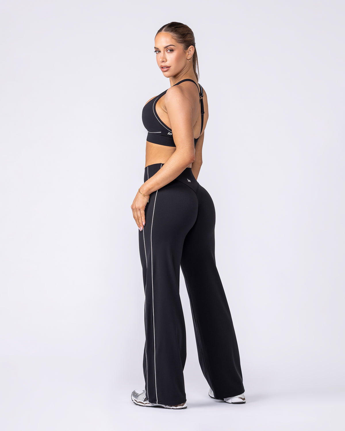 Haze Straight Leg Leggings Regular - Black