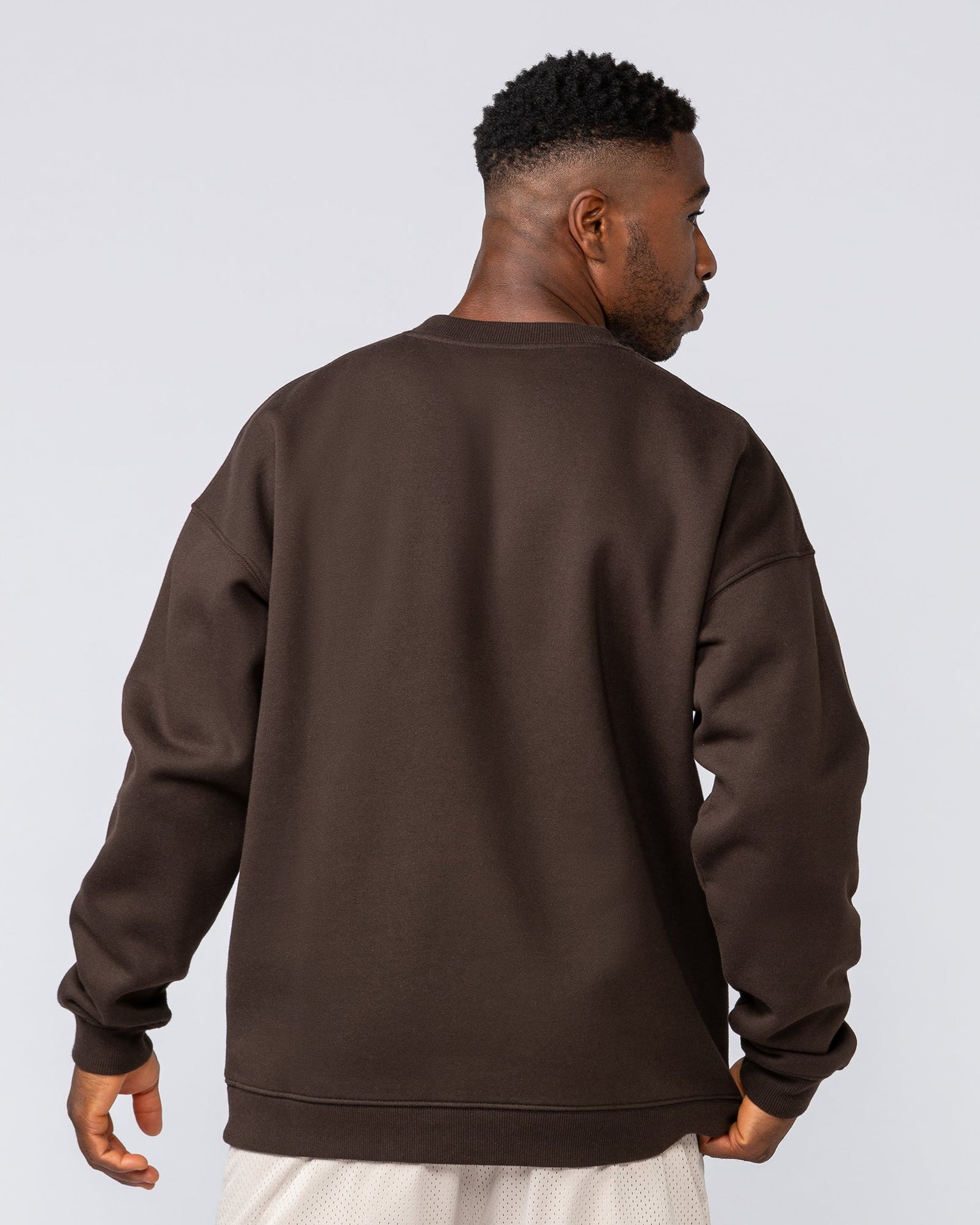 Heritage Crest Crew Pullover - Cocoa-Jumpers & Hoodies-XS-032514COCOA-XS-MNAPPRL41277-5-Muscle Nation