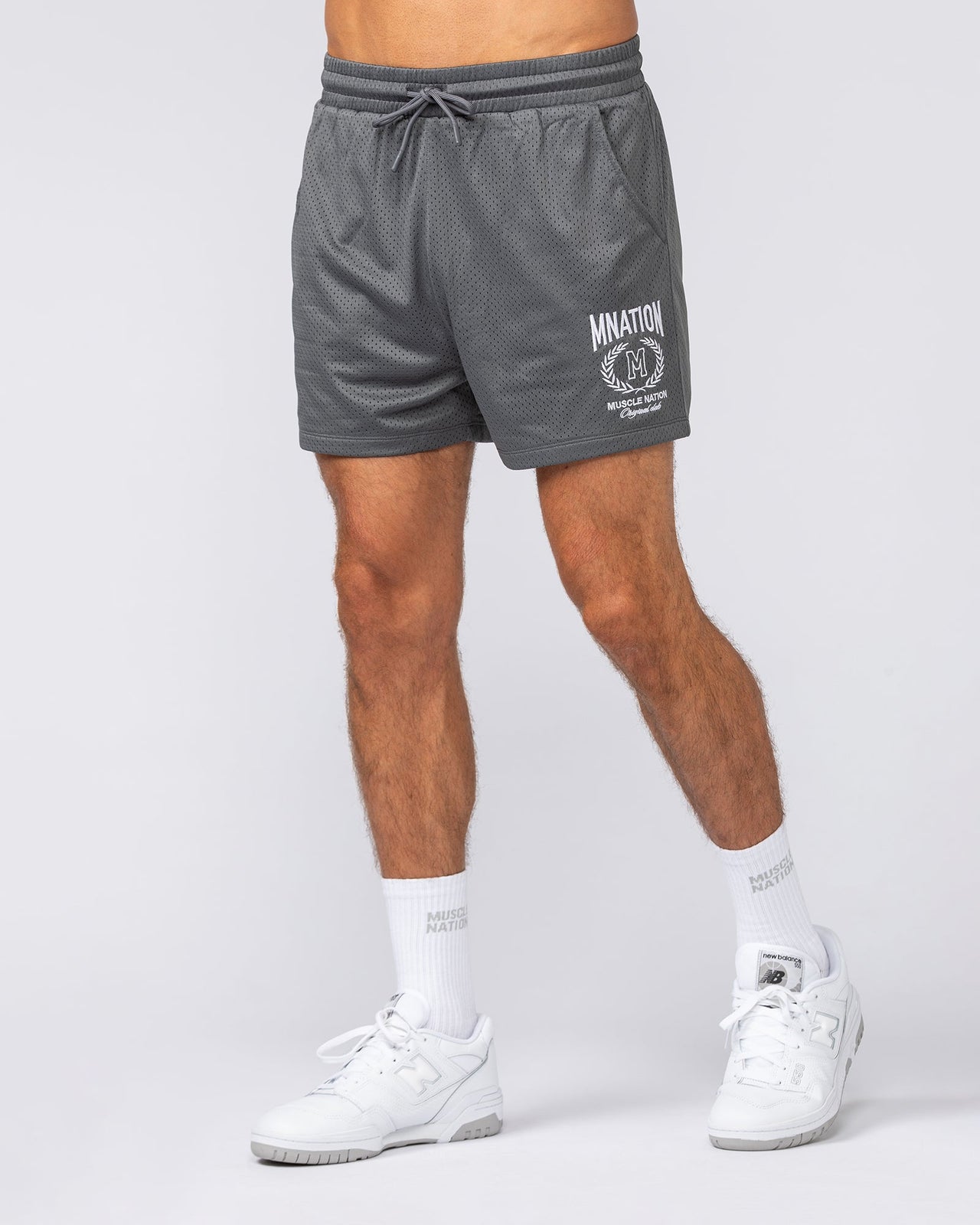 Heritage Crest Lay Up 3.5" Shorts - Tornado-Shorts-S-032504TRNDO-S-MNAPPRL41377-2-Muscle Nation