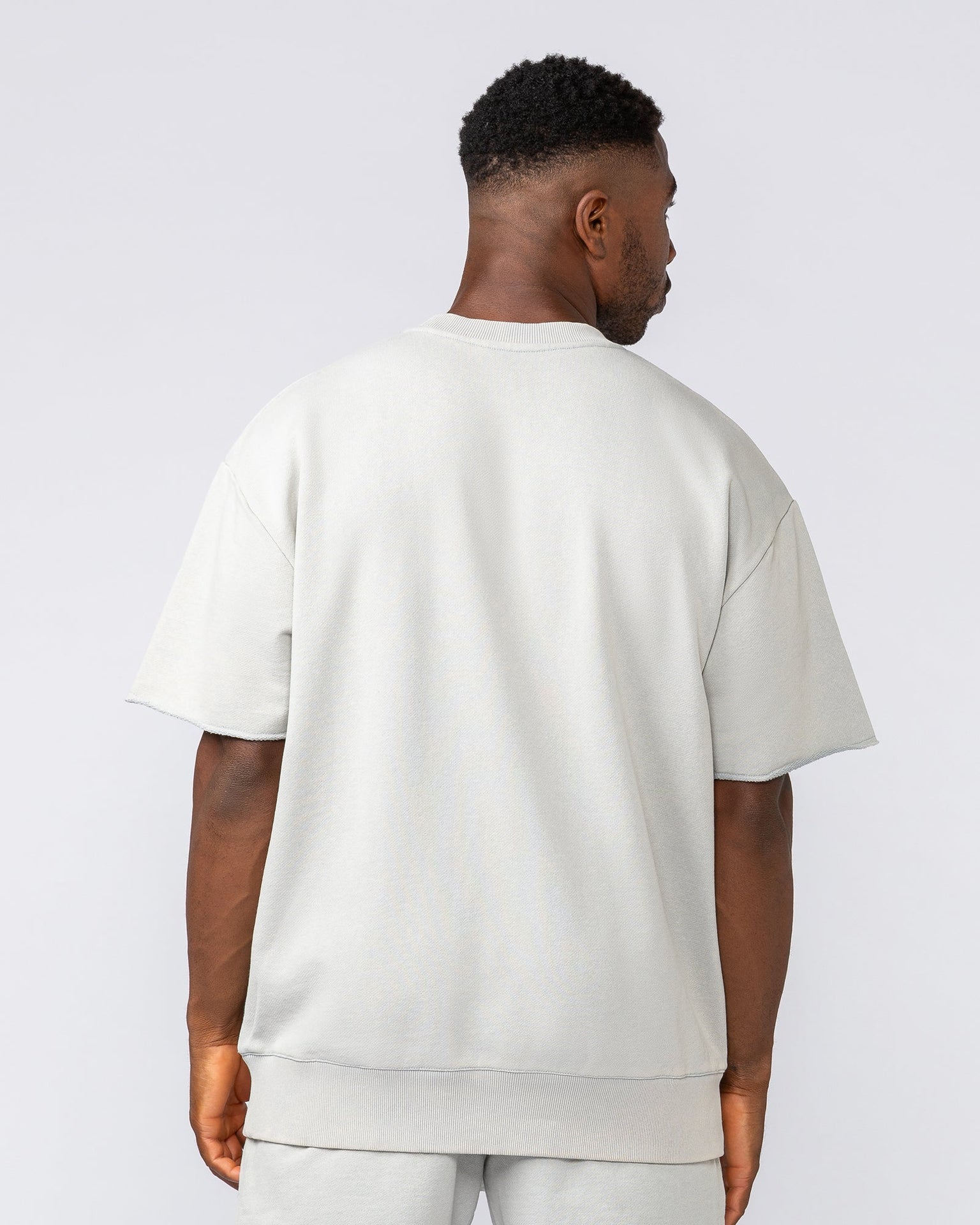 Heritage Loopback Oversized Tee - Washed Light Grey-T-Shirts-XS-032517WSHLTGRY-XS-MNAPPRL41325-4-Muscle Nation