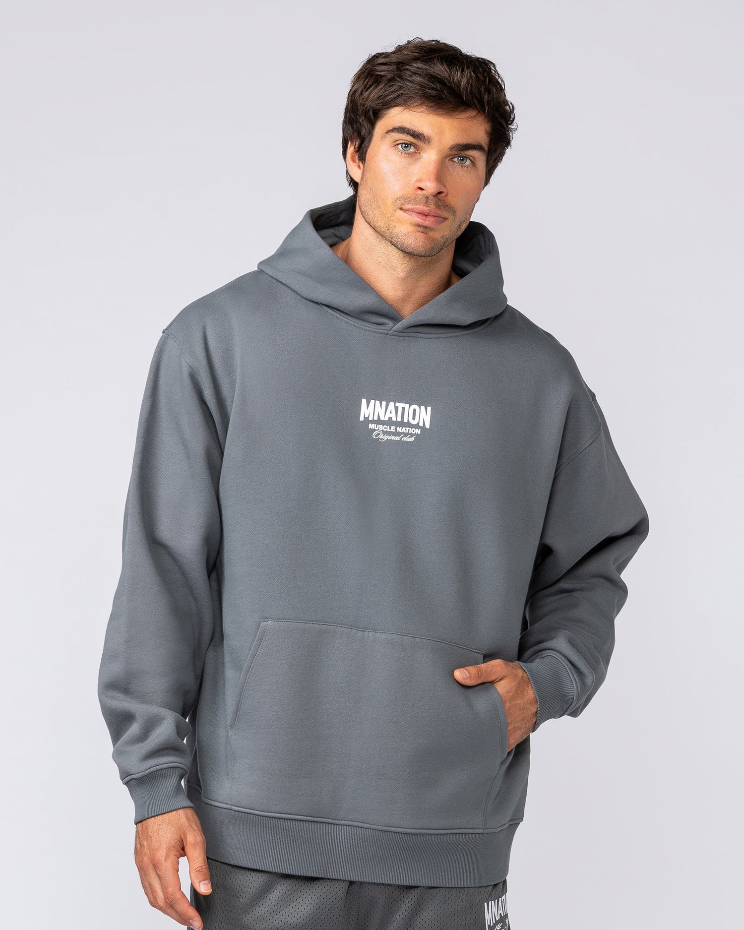 Heritage Oversized Hoodie - Tornado-Jumpers & Hoodies-XS-032501TRNDO-XS-MNAPPRL41261-1-Muscle Nation