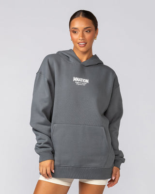 Heritage Oversized Hoodie - Tornado-Jumpers & Hoodies-XS-032501TRNDO-XS-MNAPPRL41261-6-Muscle Nation