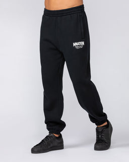 Heritage Trackies - Black-Bottoms-S-032502BLK-S-MNAPPRL41370-1-Muscle Nation